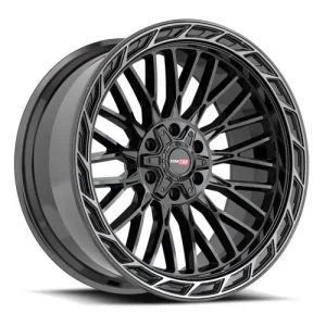 Vortek Offroad – VRP-502 FORZA – Black – 20″x10″ -18mm – Summer Wheels – 502201057-18BDCTR